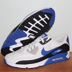 Nike Air Max 90 Golf Shoes Mens 13 Game Royal Black White